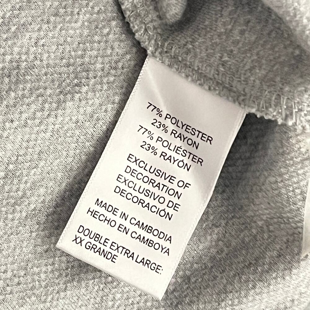 Tommy Bahama Waffle Knit Long Sleeve Thermal Pullover Lounge Gray Men's XXL - Picture 8 of 9